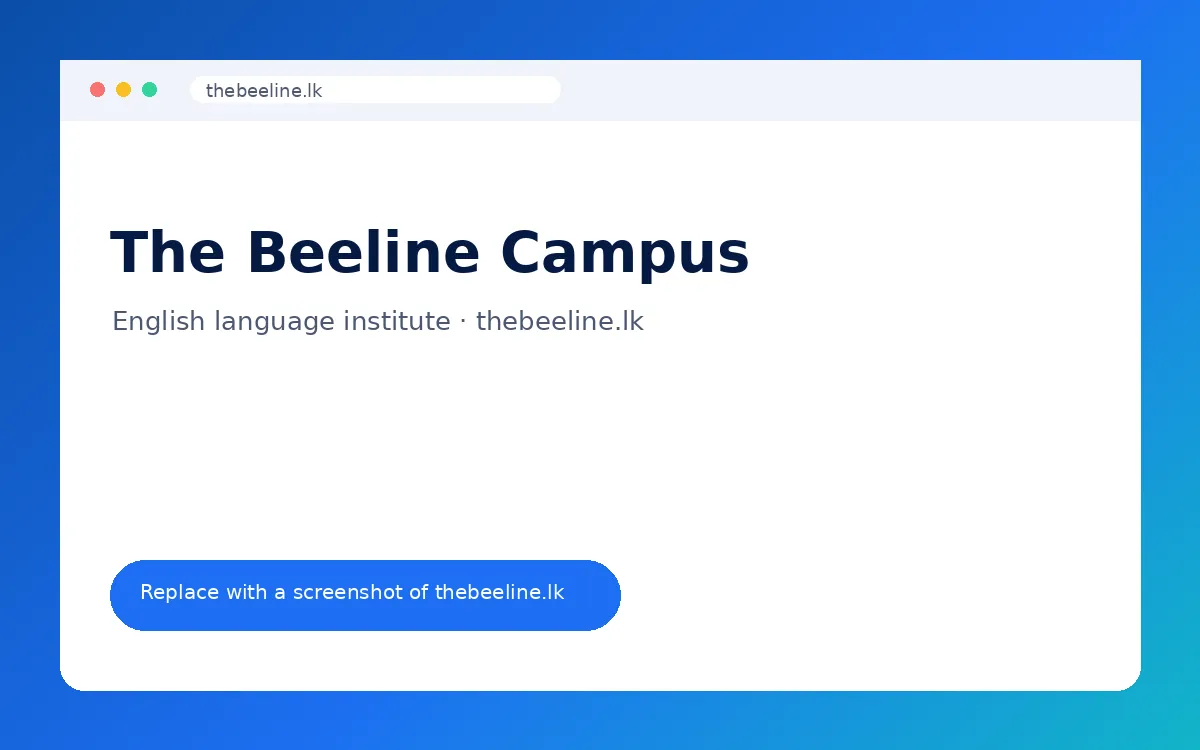 The Beeline Campus website